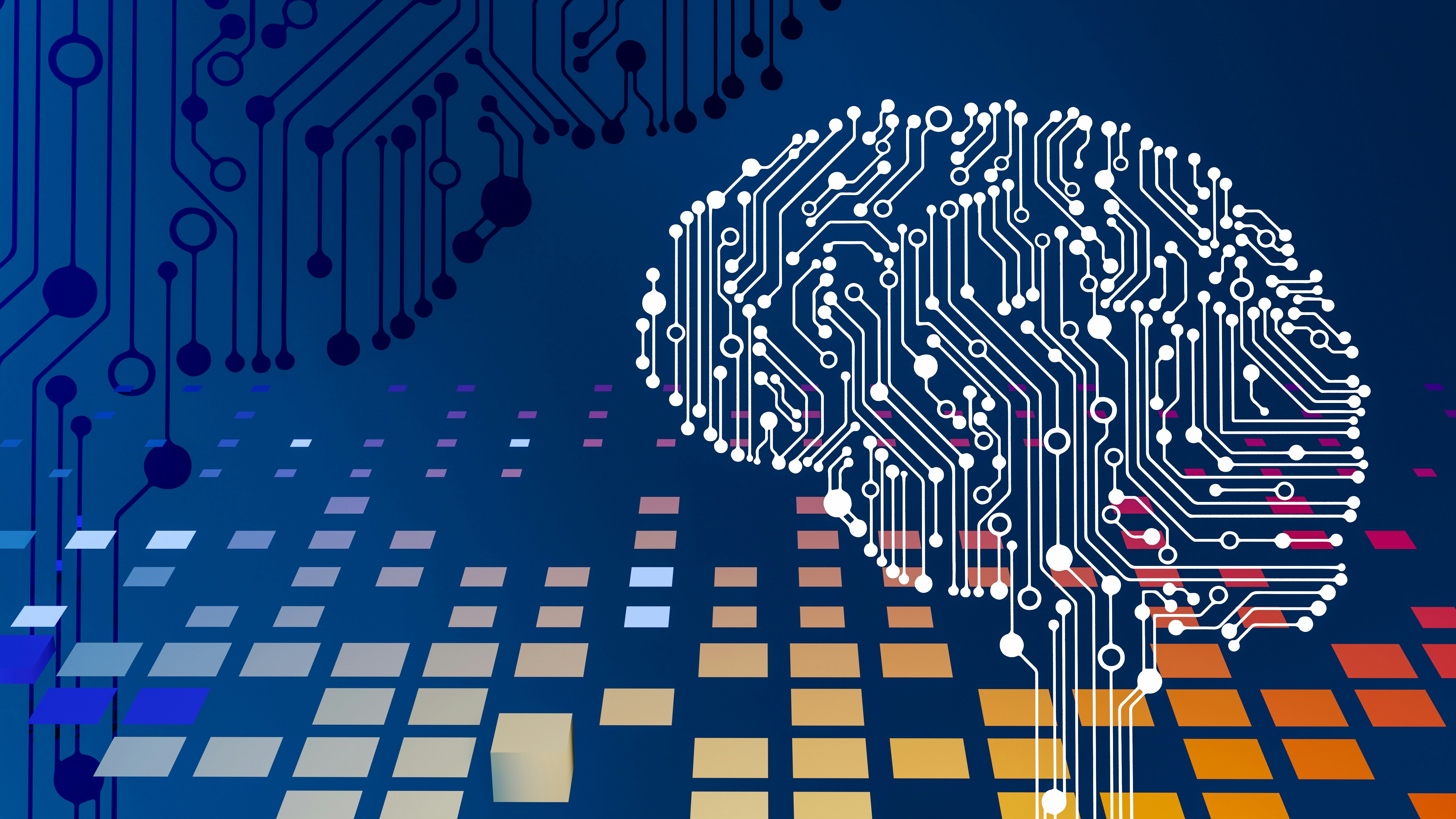 AI Technology Brain Circuit